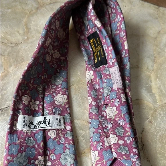 Hermes floral tie - Picture 3 of 3